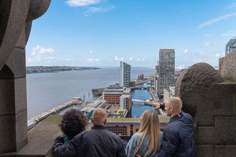 Liverpool: Royal Liver Building 360° Tower Tour - Reaching the Top: The Liver Birds and City Views