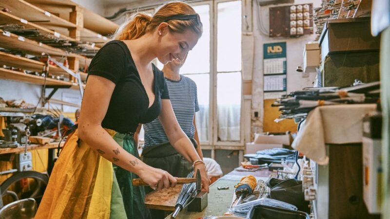 Ljubljana: Mend Your Umbrella Workshop - Inside Marija Lah’s Workshop and Collection