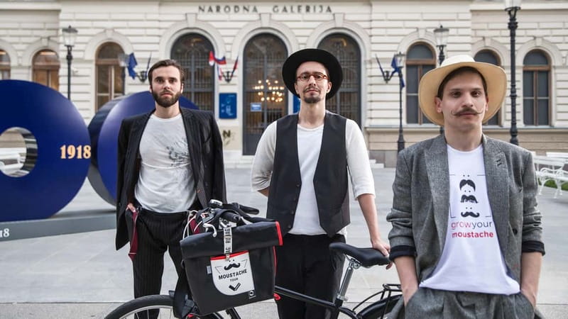 Ljubljana: Moustache Tour - Discover Ljubljana’s Artistic Secrets on the Moustache Tour