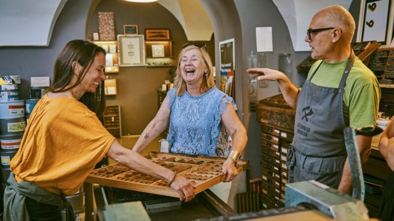 Ljubljana: Print a Poster in an Old Print Shop - The Value of a Handmade Poster from Ljubljana’s Old Print Shop