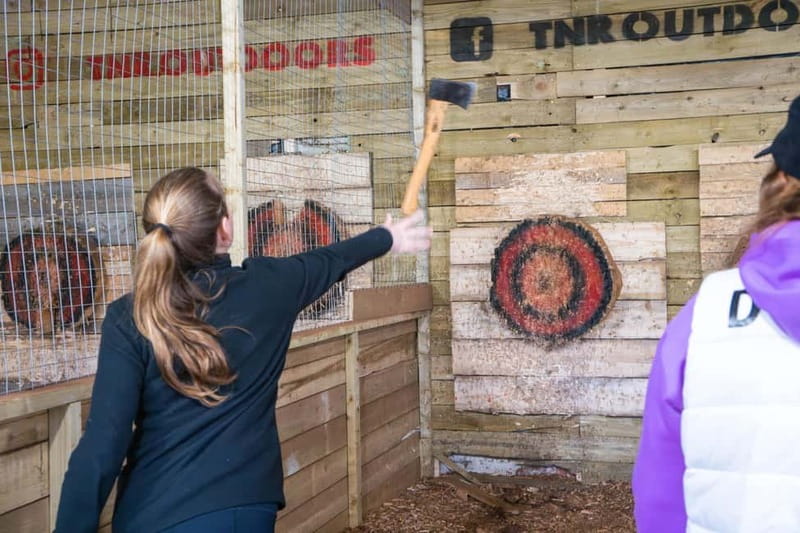Llangollen: Axe Throwing, Archery and Air Rifles Combo - The Guides and Safety Measures at TNR Outdoors