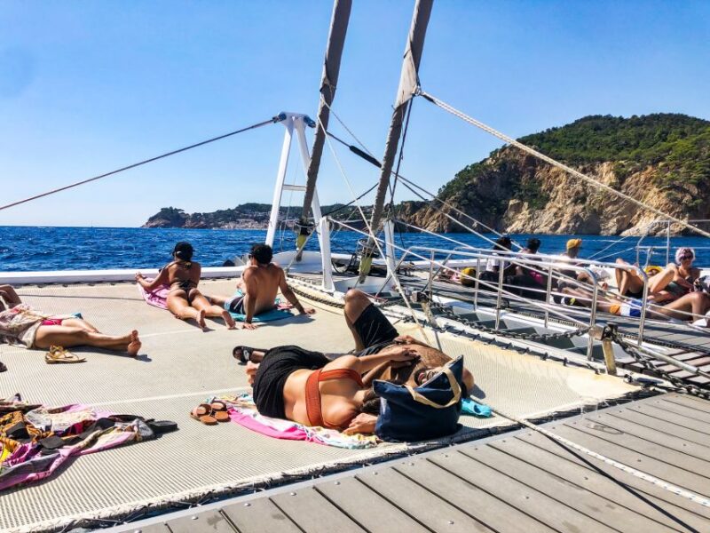 Lloret de Mar: Catamaran Sailing Cruise with BBQ and Drinks - Experience a fun-filled sailing adventure on the Costa Brava with the Lloret de Mar Catamaran Cruise