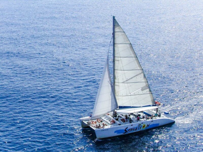 Lloret de Mar: Catamaran Sailing Cruise with BBQ and Drinks - Onboard BBQ: Delicious Food and Refreshing Drinks