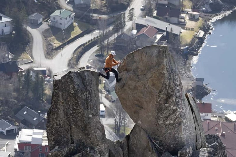 Lofoten: Climb Svolværgeita with a certified tour guide and experience the adventure! - Key Points