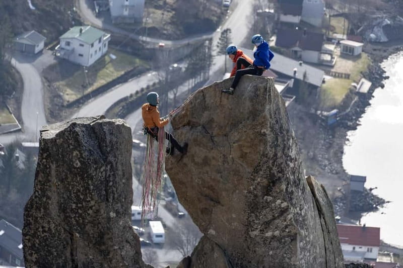 Lofoten: Climb Svolværgeita with a certified tour guide and experience the adventure! - Safety and Equipment: Secured at Every Step