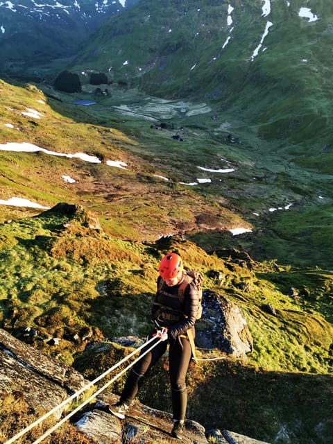 Lofoten: Full Day Combo tour, (kayaking and rappelling) - Short Mountain Hike with Breathtaking Views