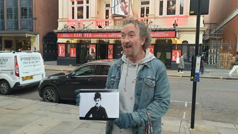 London: Charlie Chaplin Tour with Tube Journey - Leicester Square and Londons Cinematic Heritage