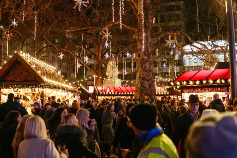 London: Christmas Lights and Markets Walking Tour - Discovering Trafalgar Square’s Christmas Market and Grand Tree