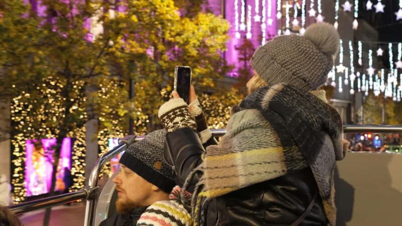 London: Christmas Lights Bus Tour With Live Guide - The Tour Sets Off from Prime London Locations