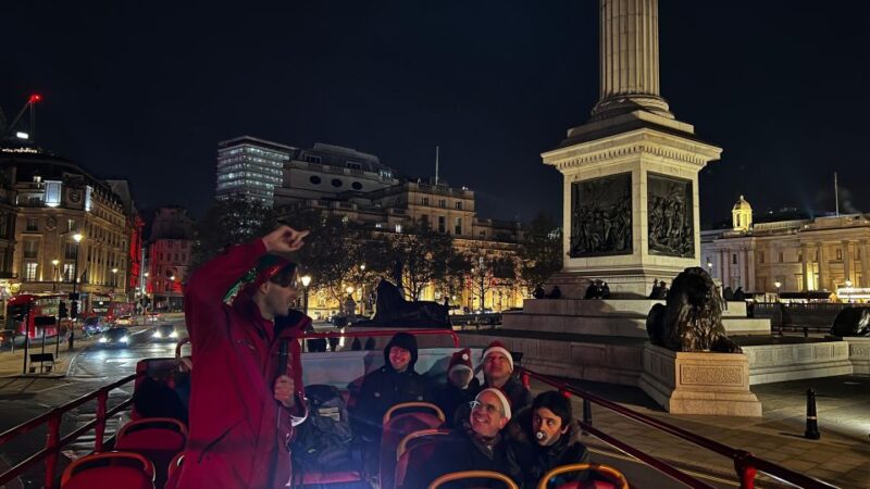 London: Christmas Lights Sightseeing Open-Top Bus Tour - The Tour Starts at Haymarket for Prime Christmas Light Viewing