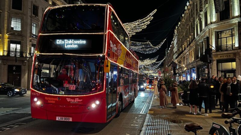 London: Christmas Lights Sightseeing Open-Top Bus Tour - Practical Tips for the Experience
