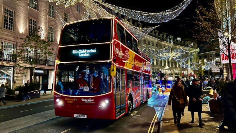 London: Christmas Lights Sightseeing Open-Top Bus Tour - Accessibility and Convenience of the Tour