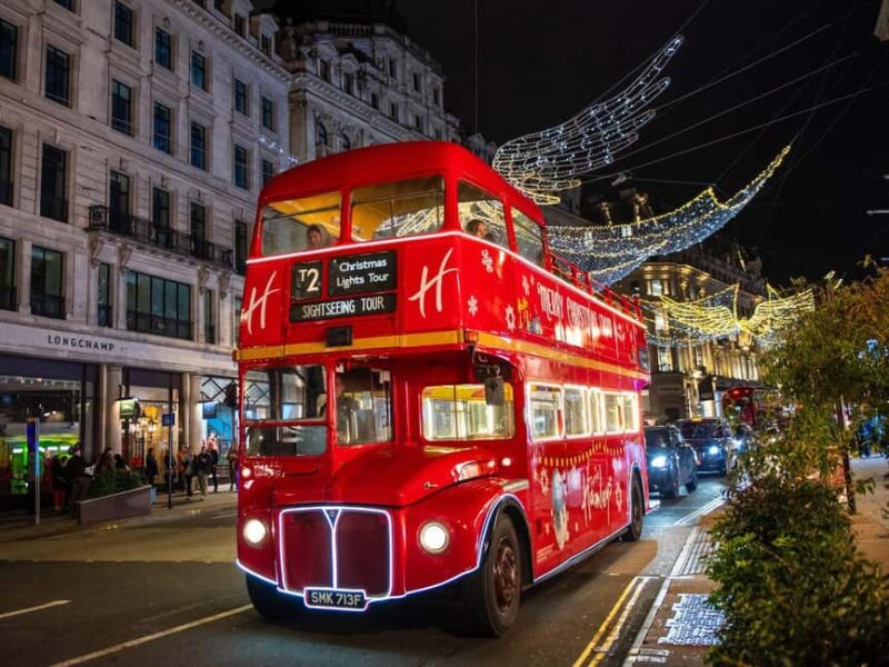 London: Christmas Lights Tour by Vintage Bus - The Vintage 1960’s Routemaster: A Nostalgic Ride Through London
