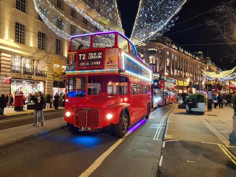London: Christmas Lights Tour by Vintage Bus - Booking and Cancellation Policies