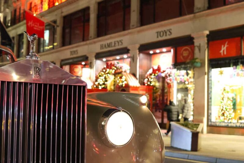 London: Christmas Lights Tour in a Vintage Rolls Royce - Key Points
