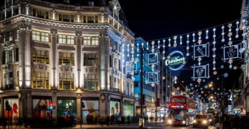 London: Christmas Lights Tour, Mince Pies, & Festive Drinks - Key Points