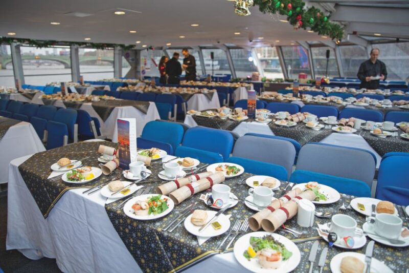 London: Christmas Party Lunch Cruise - Departure and Arrival at Westminster Pier
