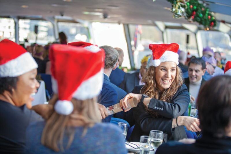 London: Christmas Party Lunch Cruise - Live Christmas Music and Dancing