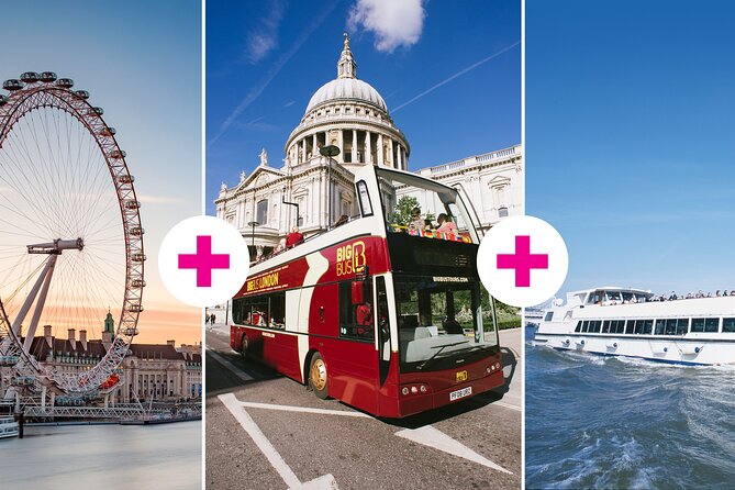 London Eye Ticket, Big Bus Hop-on Hop-Off Tour & River Cruise - The London Eye Experience: Stunning City Views from 135 Meters