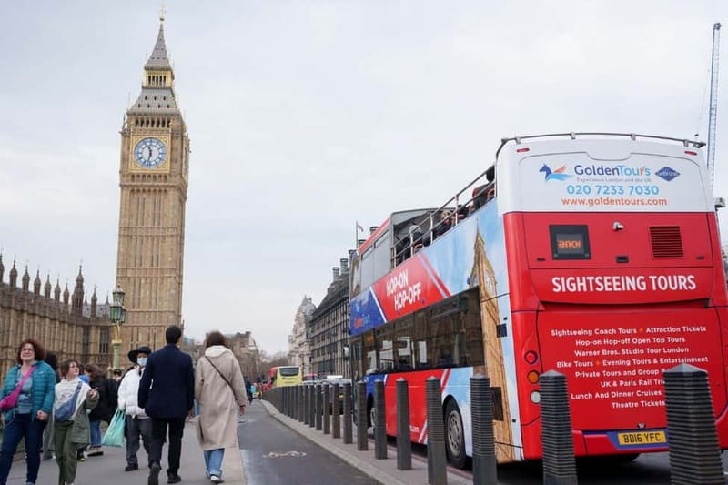 London: Golden Tours Gray Line Hop-on Hop-off Bus Tour - The Buses and Audio Guide Experience