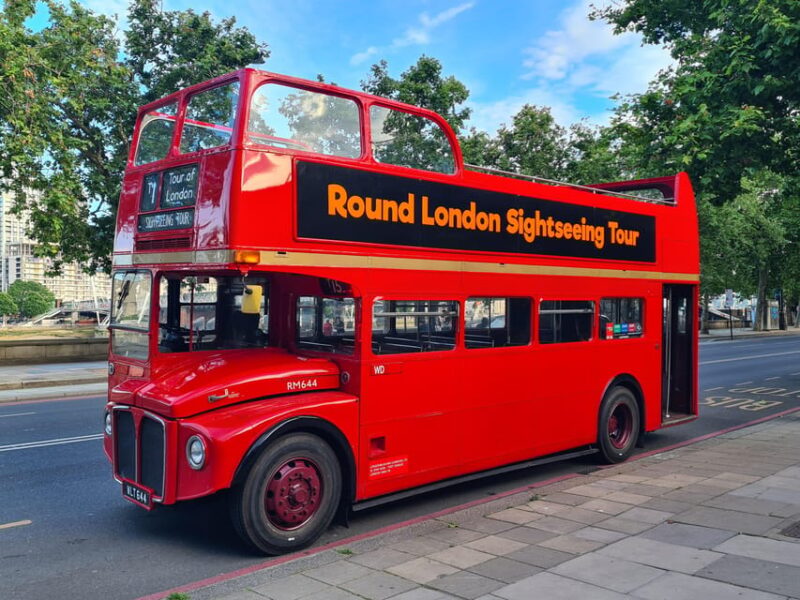 London: Guided Sightseeing Tour on a Vintage Open-Top Bus - Key Points