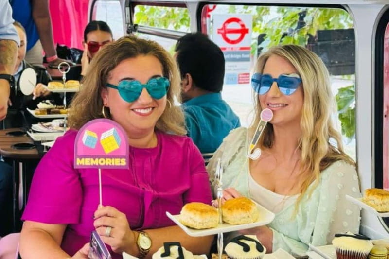 London: "Here We Go Again" Afternoon Tea Bus - London: "Here We Go Again" Afternoon Tea Bus – A Quirky Twist on London Sightseeing