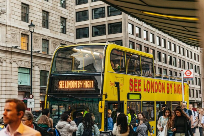 London: London by Night Sightseeing Open-Top Bus Tour - Practical Tips and Accessibility
