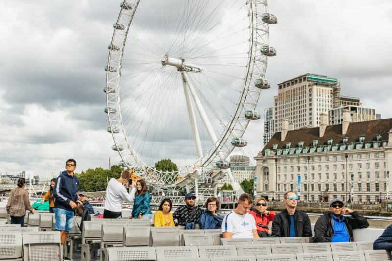 London: London Eye, River Cruise, & Hop-on Hop-off Bus Tour - Scenic Thames River Cruise from Tower of London to Westminster
