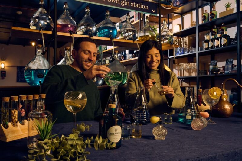 London: Make Your Own Gin Workshop with Take-home Bottle - Sampling Botanicals and Flavour Profiles in Greenwich