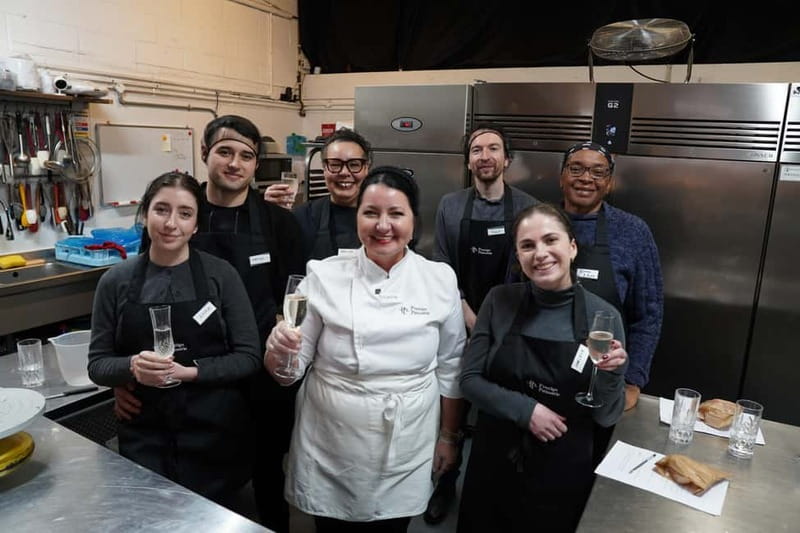 London: Medovik Cake Masterclass with Prosecco - Creating Perfect Honey Cake Discs with Expert Tips