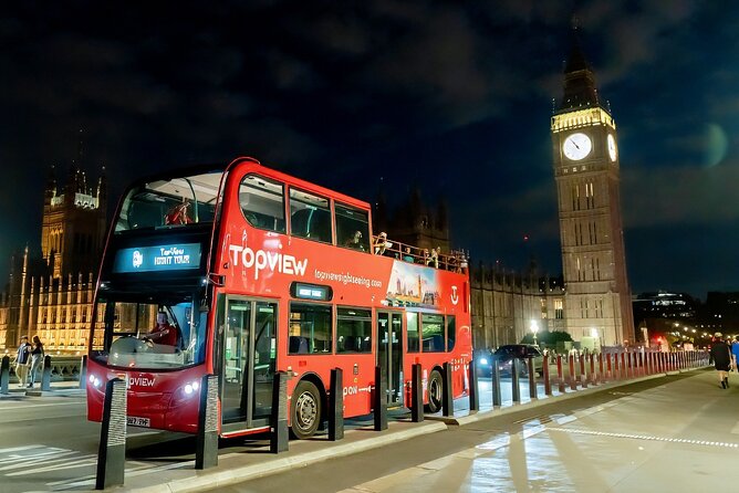 London Night Tour See the City Lights - Discover the Magic of London by Night with a Double-Decker Bus Tour
