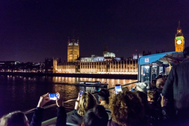 London: Nighttime Open-Top Sightseeing Tour with Live Guide - What to Expect During the Nighttime Journey