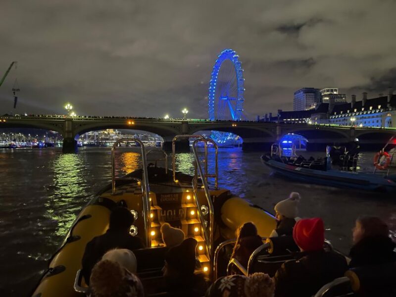 LONDON: NYE 2025 Fireworks PRIVATE BOAT - Front Row Views - Bonus: The Tower RIB Blast Voucher