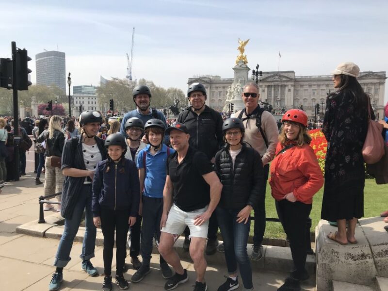 London: Parks and Palaces Guided Morning Bike Tour - Passing Green Park Toward Buckingham Palace