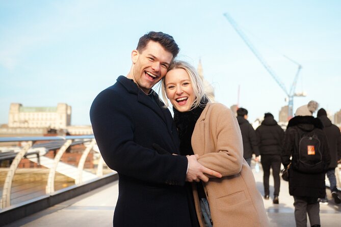 London: Photoshoot at St.Pauls Cathedral & Millennium Bridge - Delivery of Digital Photos Less Than 48 Hours Later
