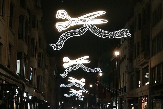 London Private Christmas Lights Walking Tour with Local Guide - Liberty London’s Unique Festive Style