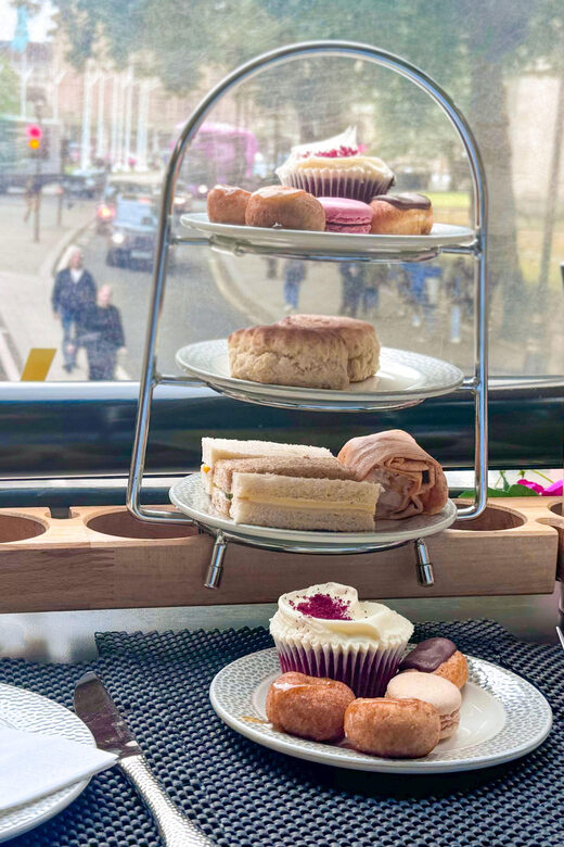 London: Taylor Swift-Inspired Afternoon Tea Bus Tour - Food and Beverage on Board