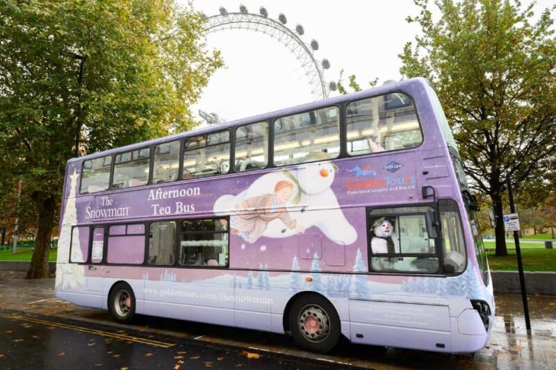 London: The Snowman Afternoon Tea Bus Christmas Tour - Key Points