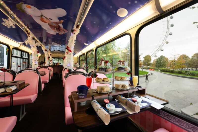 London: The Snowman Afternoon Tea Bus Christmas Tour - Sightseeing Highlights on the Route