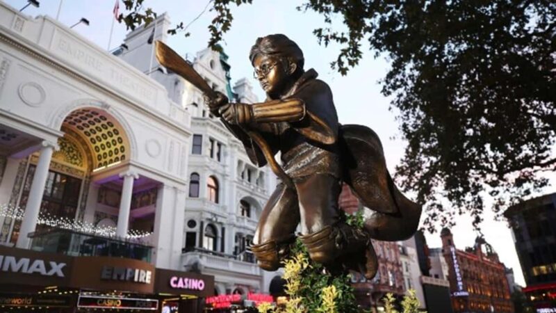 London: The Wizarding World of Westminster Walking Tour - Meeting in Leicester Square with the Harry Potter Statue