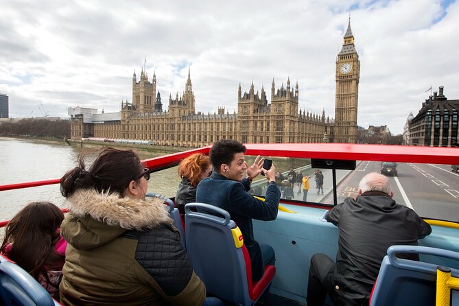 London Tour Hop-on Hop-off Bus with Optional Thames River cruise - Starting Point Near the London Eye at Belvedere Road
