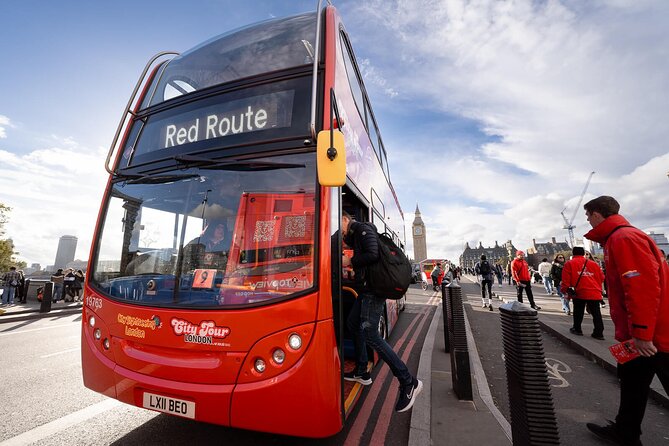 London Tour Hop-on Hop-off Bus with Optional Thames River cruise - Stops in the West End: Haymarket, Pall Mall East, and Westminster Bridge