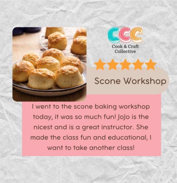London: Traditional Scone Making Workshop - Bringing Your Own Wine