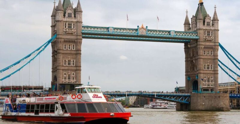 London: Walking Tour, River Cruise and Entry to The Shard - Experiencing the Thames: Scenic Cruise from Westminster to Tower Pier