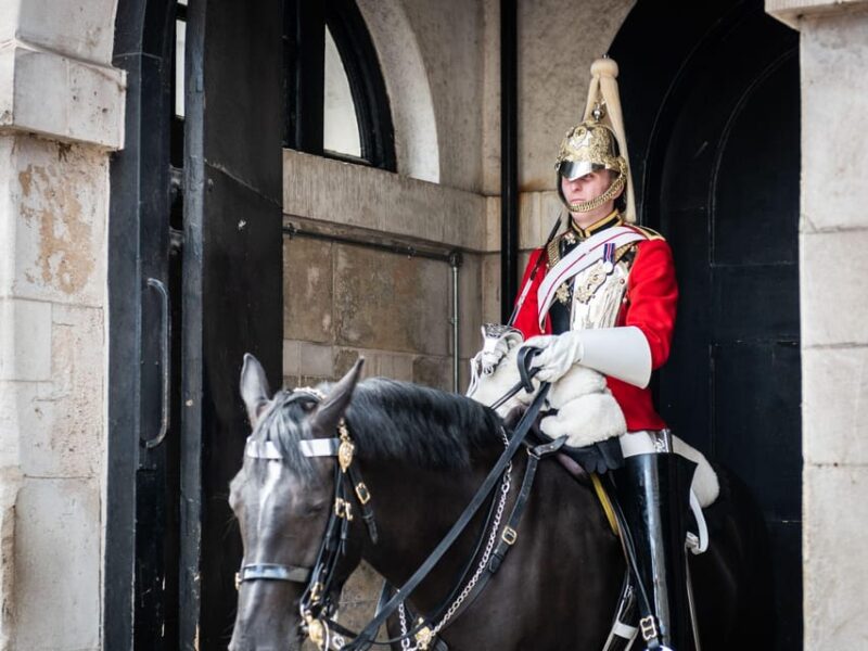 London: Westminster Walking Tour & London Eye Ticket - Photo Stops at Trafalgar Square and Horse Guards Parade
