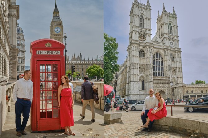 London Westminster with Big Ben private professional photo shoot 60min - What Landmarks Are Included in the Photoshoot?