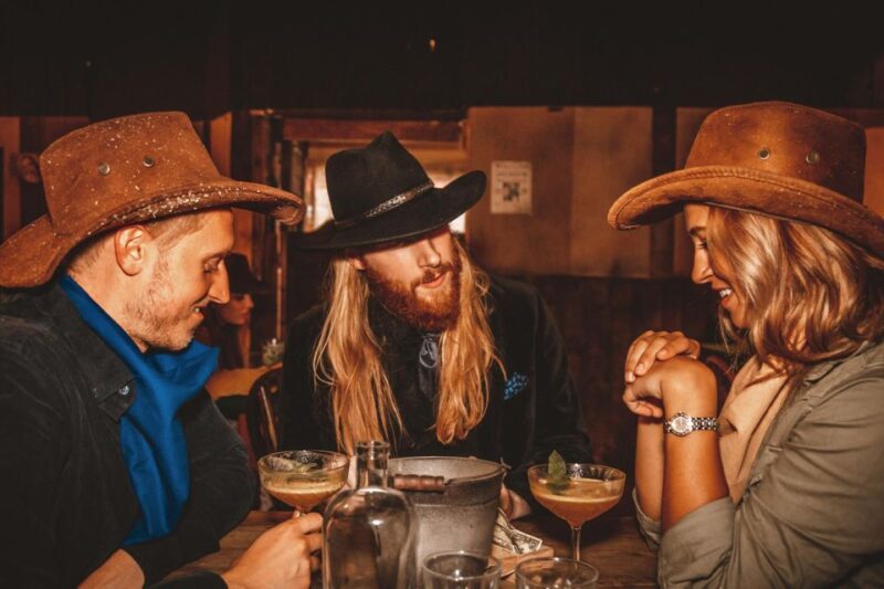 London: Wild West Saloon Immersive Cocktail Experience - Personalized Cocktails Made from Smuggled-in Moonshine