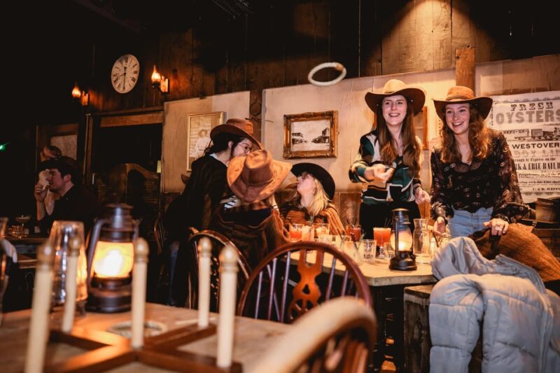 London: Wild West Saloon Immersive Cocktail Experience - Interactive Elements: Games, Accents, and Roleplay