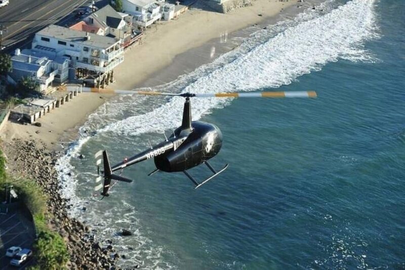 Long Beach: Private LA Coast Surf and Turf Helicopter Tour - Los Angeles Landmarks from the Air