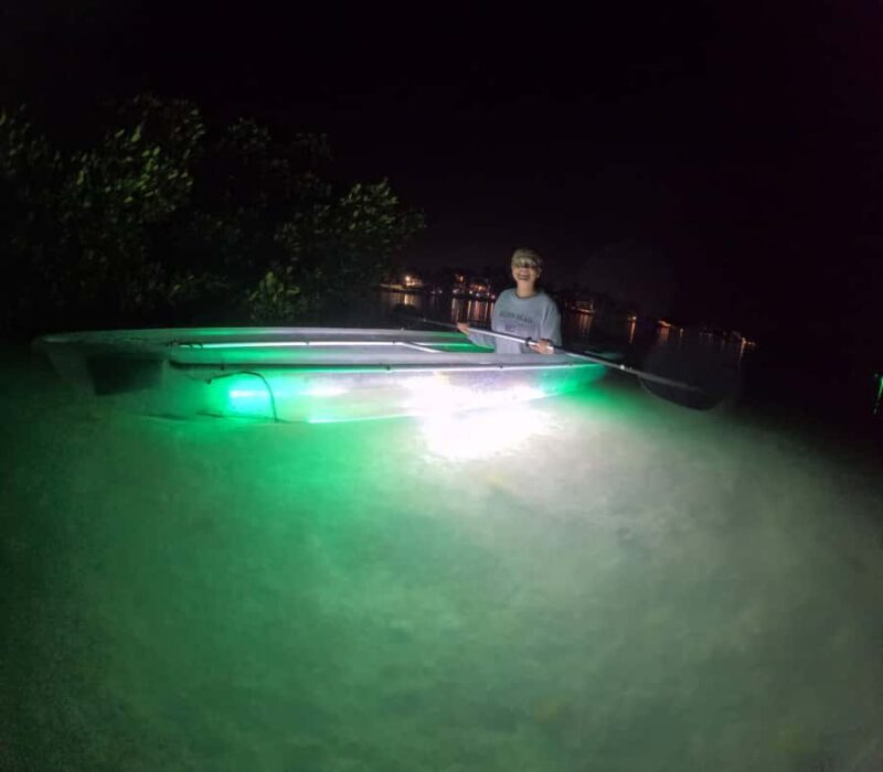 Longboat Key Clear Kayak LED Illuminated Night Tour Sarasota - Key Points